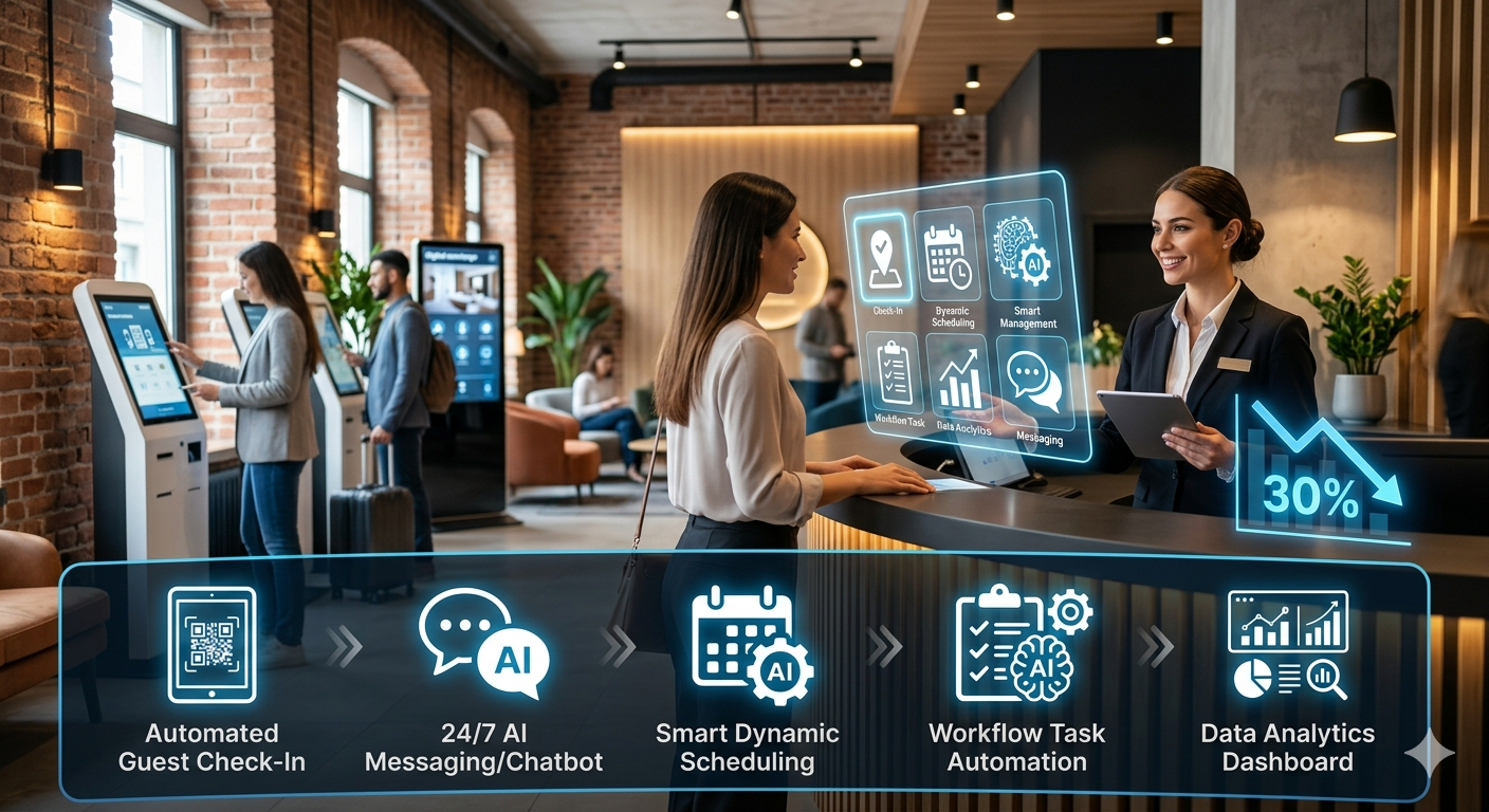 5 Ways AI Automation Can Cut Your Front-Desk Workload by 30% in 2026 — Syed Mazhar Shah