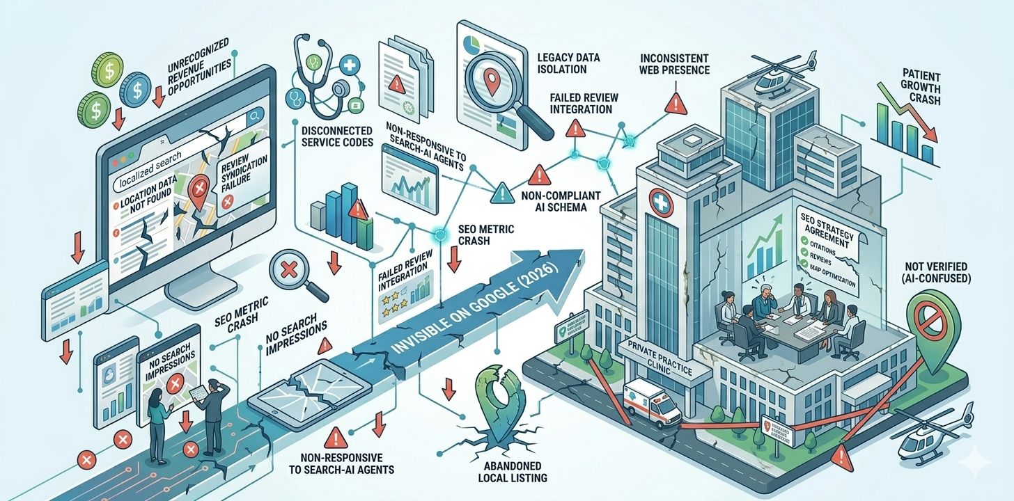 The Real Reason Your Medical Practice Is Invisible on Google in 2026 — Syed Mazhar Shah