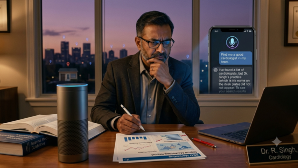 Why Your Practice Isn’t Showing Up When Patients Ask AI for a Doctor — Syed Mazhar Shah