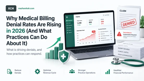 Why Medical Billing Denial Rates Are Rising in 2026 (And What Practices Can Do About It) by Syed Mazhar Shah